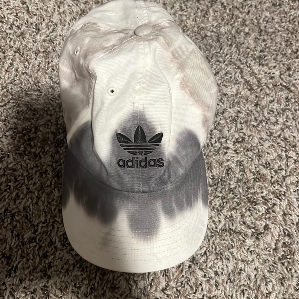 Tie dye adidas baseball cap, OS